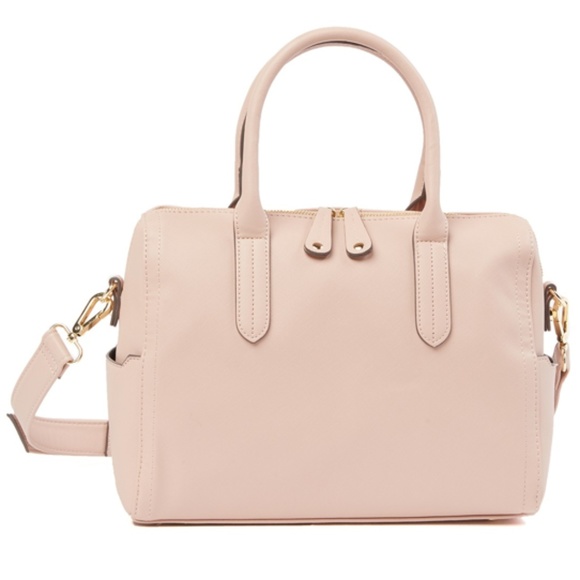 Steve Madden Handbags - Steve Madden Blush Leather Satchel
